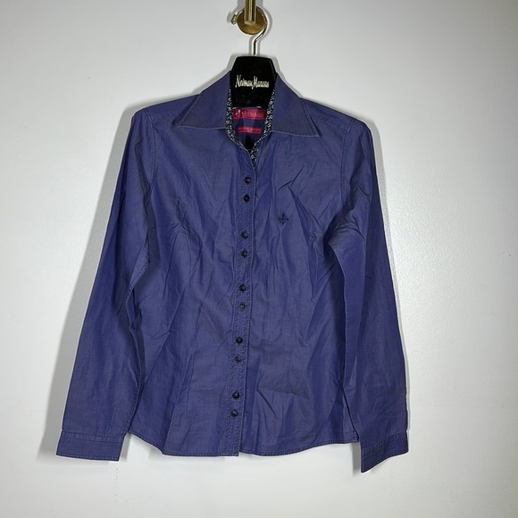 Dudalina Women's Button Down Shirt - Picture 1 of 15